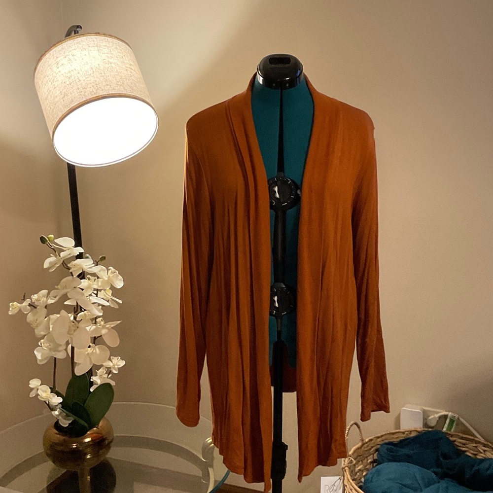 Liz Claiborne Women's Orange Cardigan